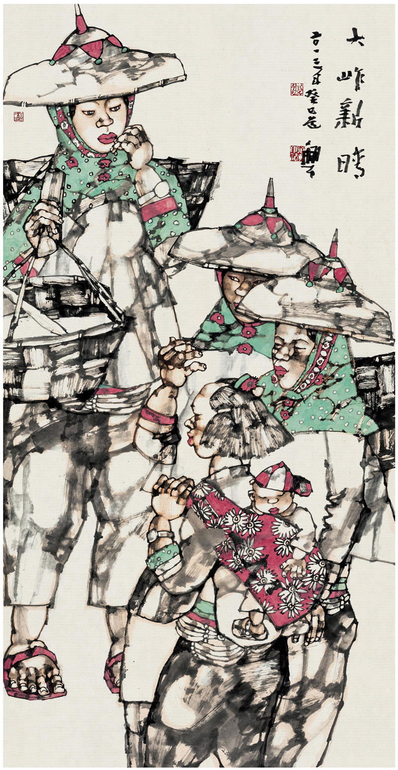 22 张道兴 大岞新晴 138cm×68cm 2013年 国画 缩图