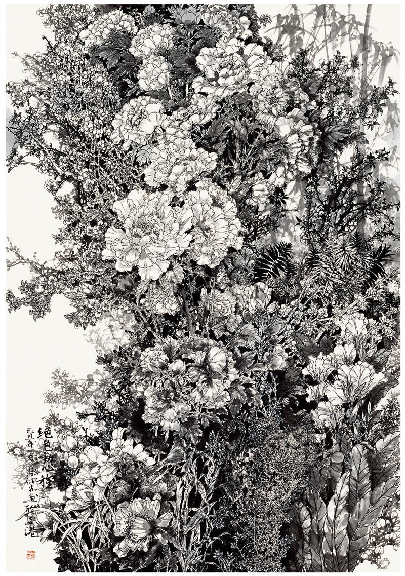 182 蔡健如 绝色动心旌 180cm×125cm 2009年 国画 缩图