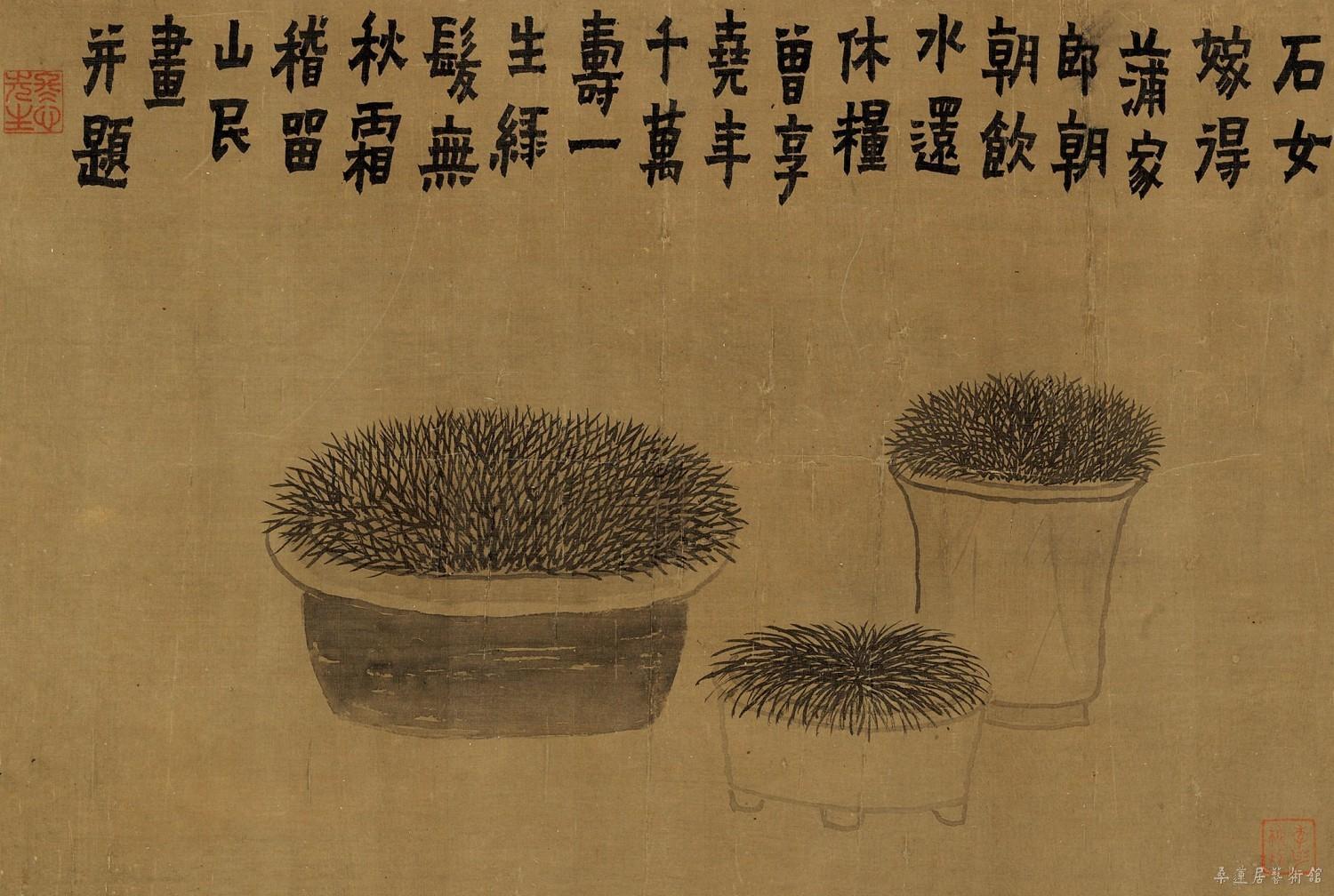 金农 菖蒲图