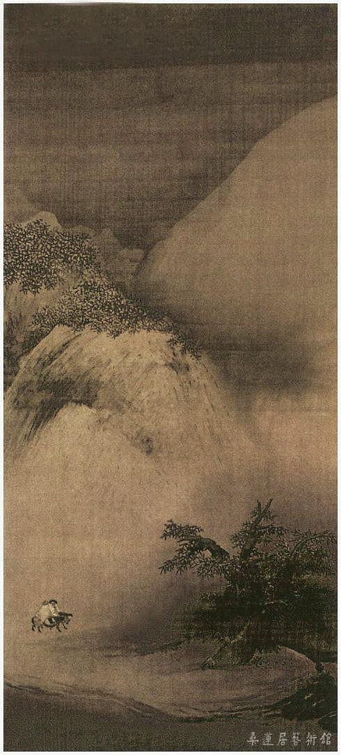 南宋 梁楷 雪景山水图