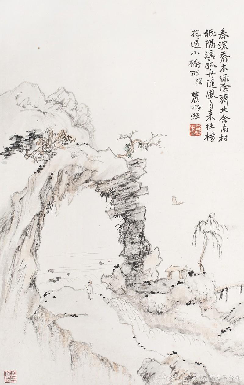 33 曾熙 山水