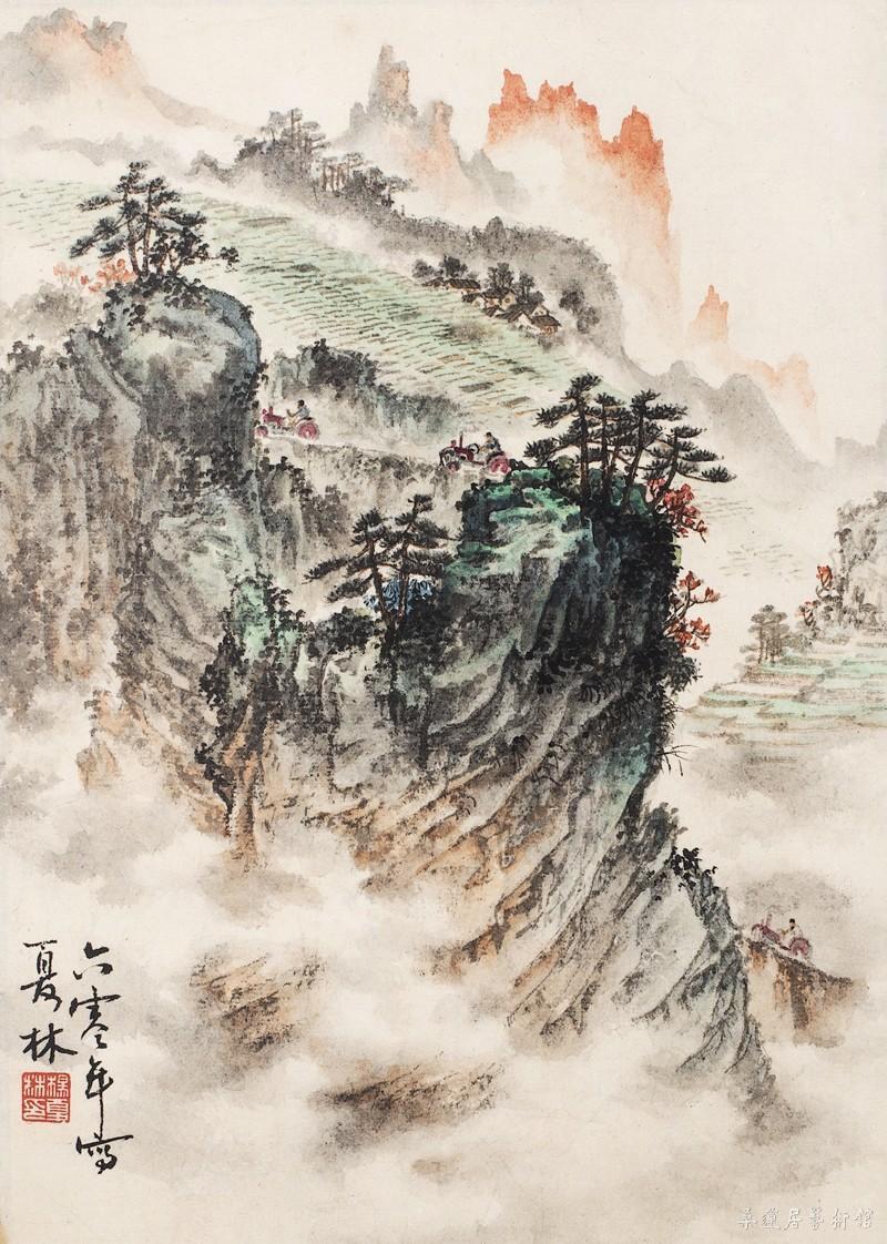 37 杨夏林 山水 1960年作