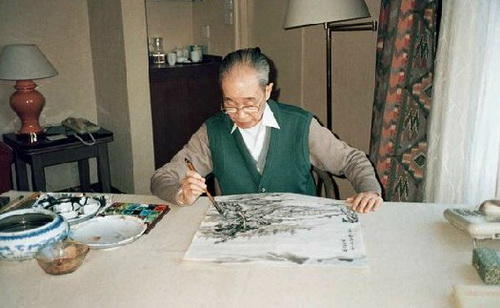 1996年在比利时作画