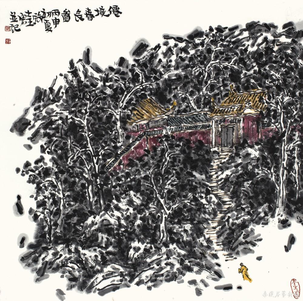 张士玉 仙境春长图 69×69cm 缩图