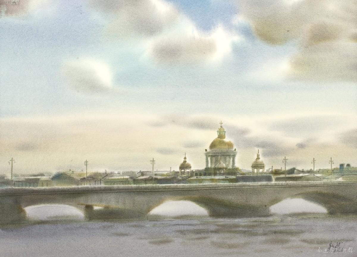杨新武 涅瓦河 77×58cm  2016年 副本 缩图