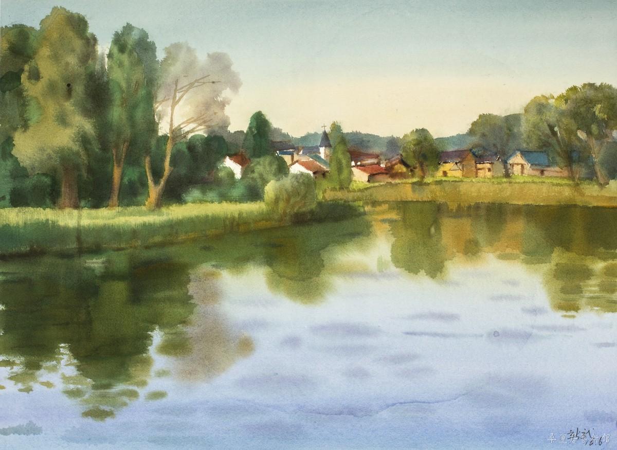 杨新武 小河 58×77cm 2016年 缩图