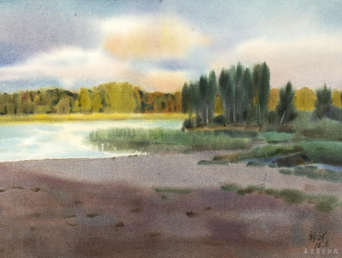 杨新武 普斯科夫湖边 46×61cm 2016年 缩图