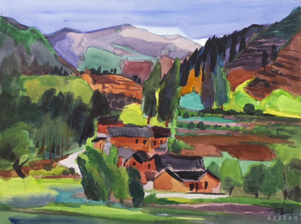林天喜 青山 56×76cm 缩图