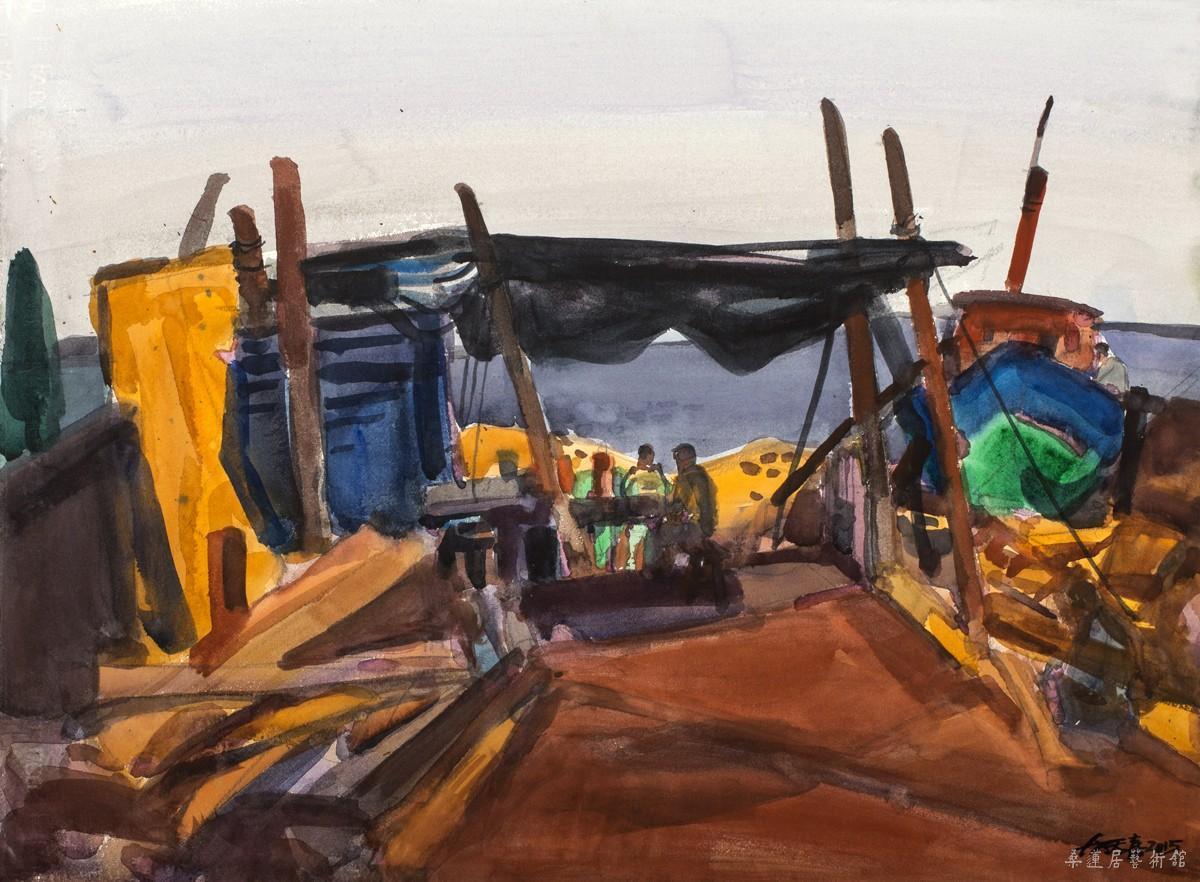 林天喜 峰尾造船厂 56×76cm 缩图