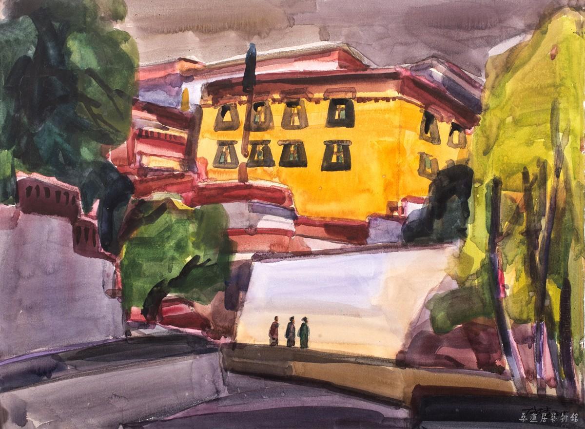 林天喜 色拉寺 56×76cm 缩图