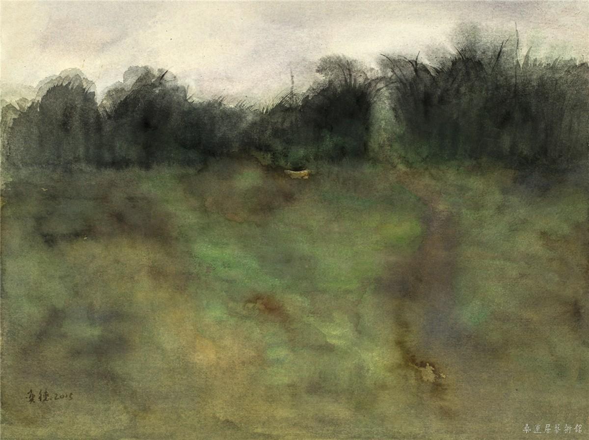 林奕德 绿园 46×61cm