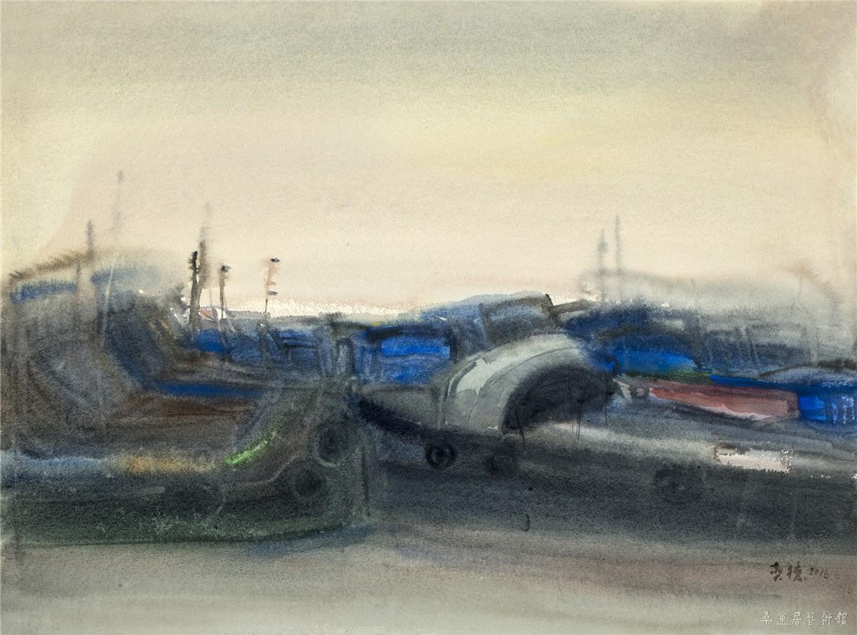 林奕德 听涛 57×77cm