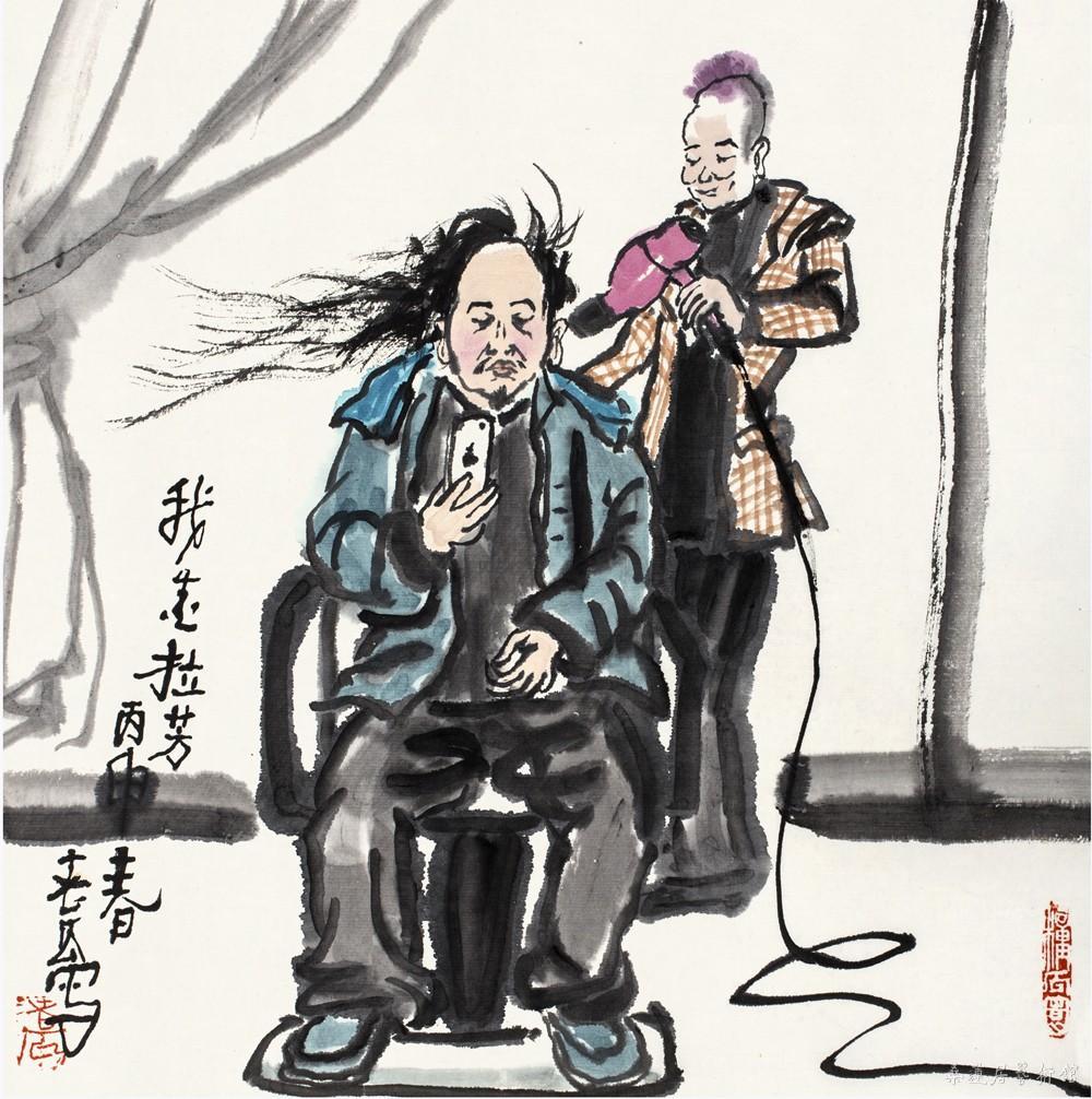 老瓜 我爱拉芳 35×35cm 缩图