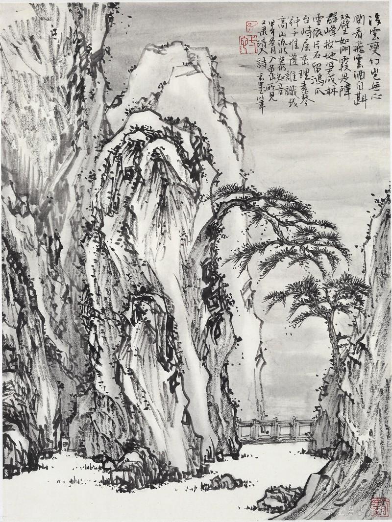 孫玄墨_黄山寫生之《西海知音圖》45.5 x 33.5cm  2014 缩图