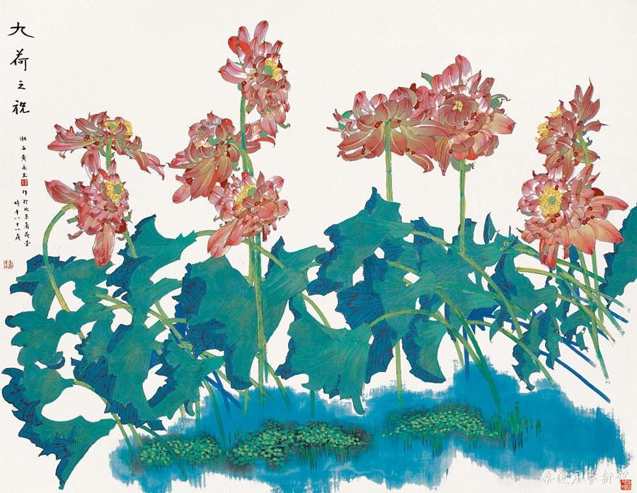 九荷之祝 356×284cm 2011年