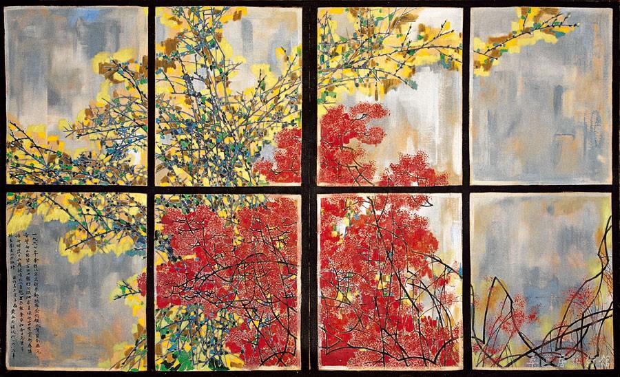 窗口 油画 1967cm