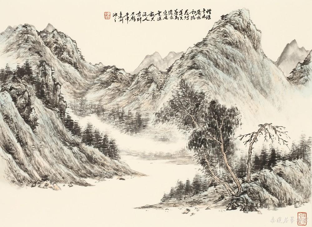 行尽云深 34×44cm 缩图