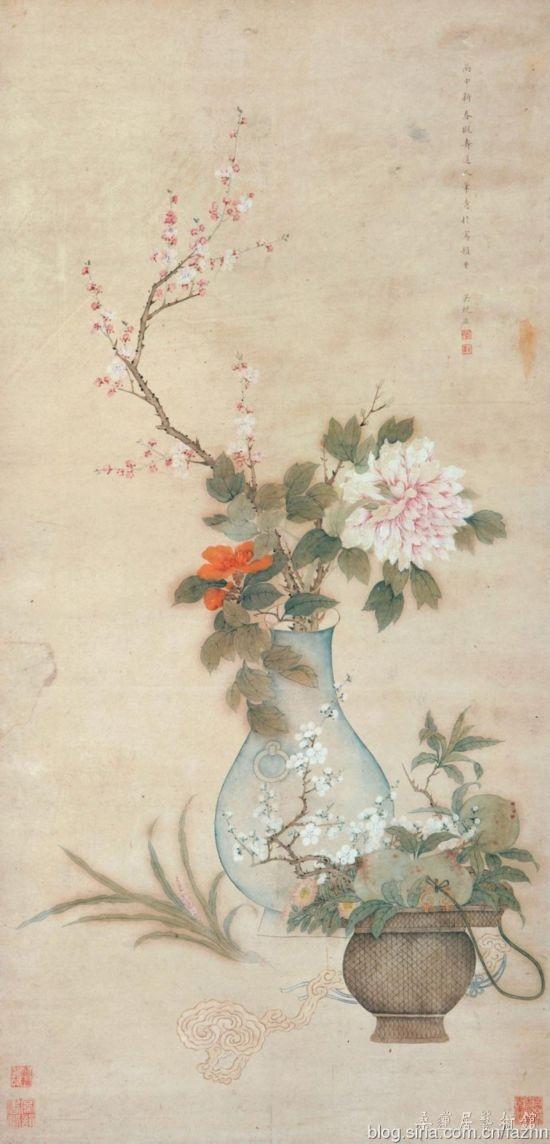 清 吴规臣 岁朝清供