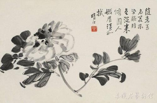 清代 李方膺《牡丹》
