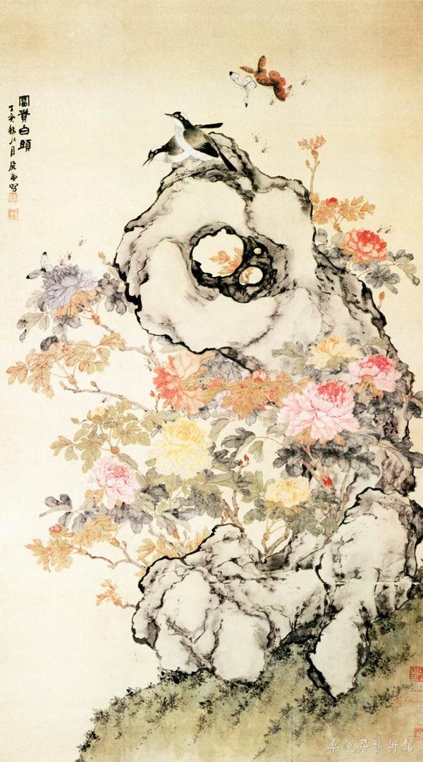 清 居廉 富贵白头 北京故宫博物院藏