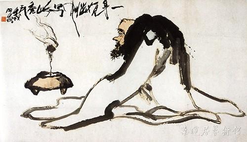 《秃头僧图》1932年