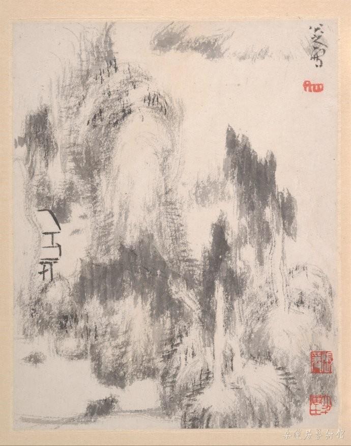 山水十二册页 美国大都会博物馆藏