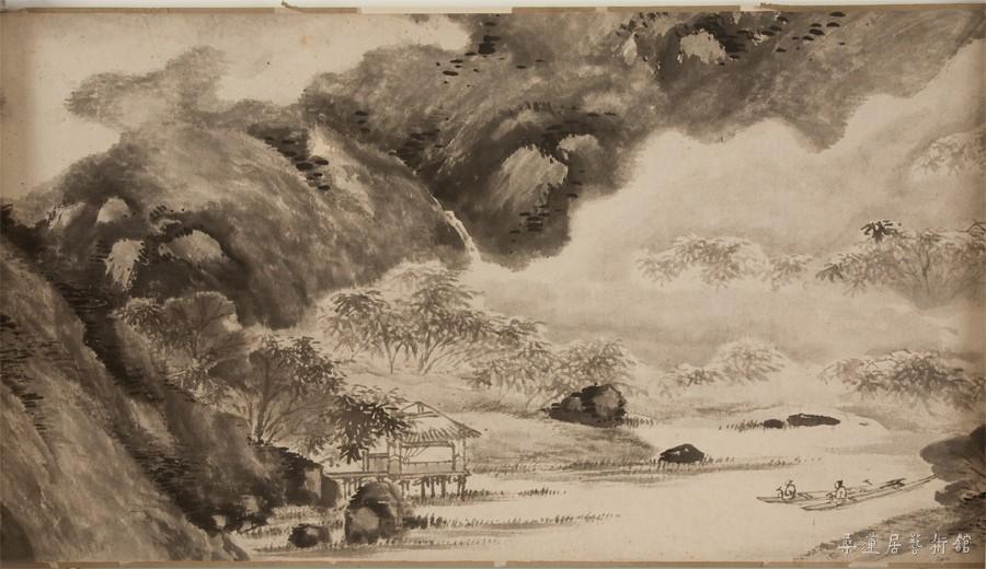 明 陈淳 罨画山图卷