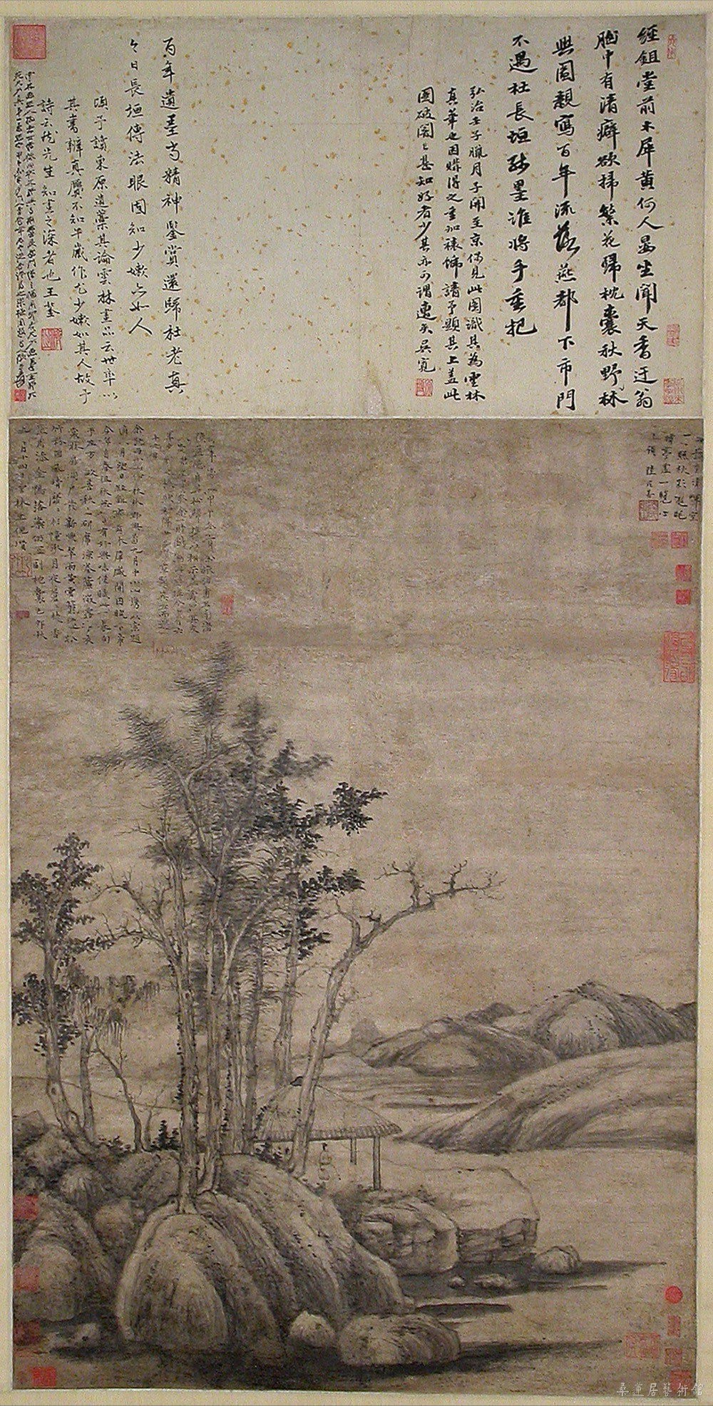 倪瓒 秋林野兴图 大都会博物馆藏.jpg