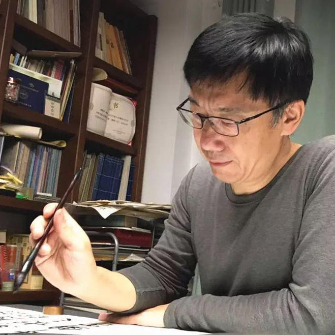 崔寒柏书写状态（方）