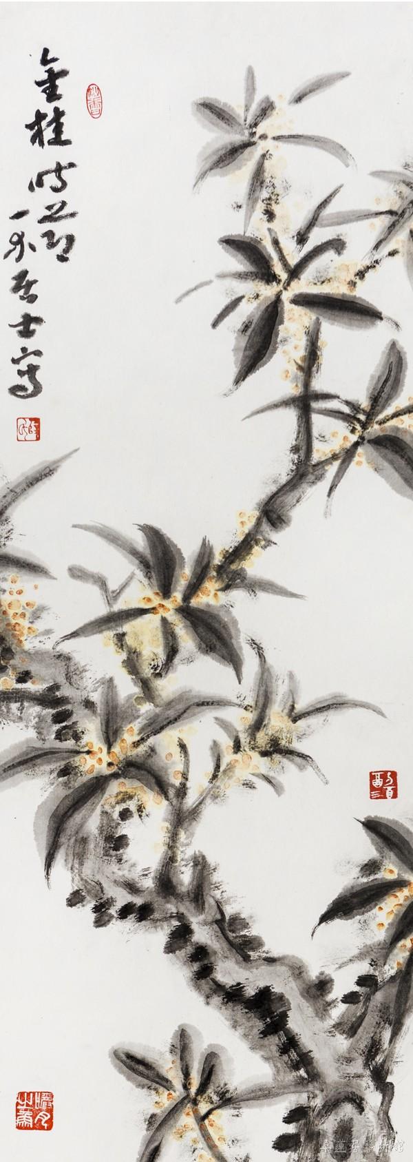 山谷之一 77×24cm  2016