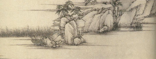 竹岸芦浦图 一