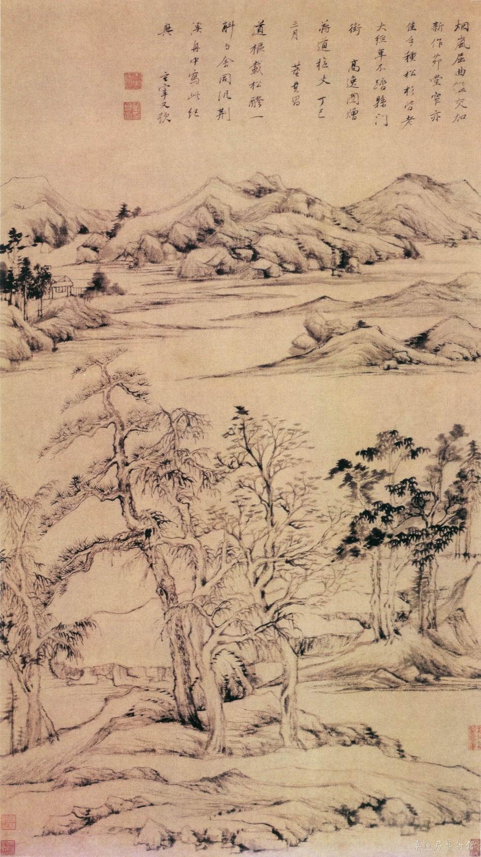 董其昌 高逸图 北京故宫博物院藏
