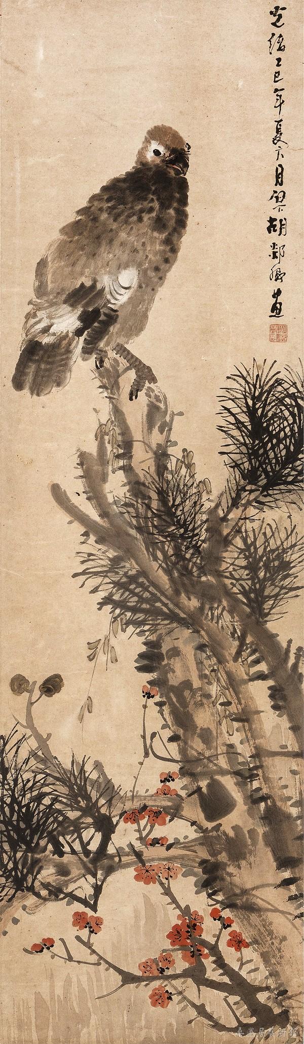胡郯卿 花鸟