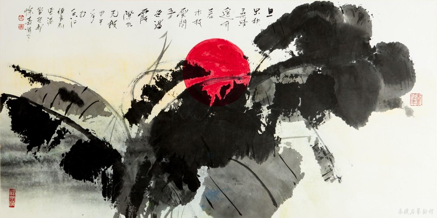 霞光萬里   68x138cm 缩图