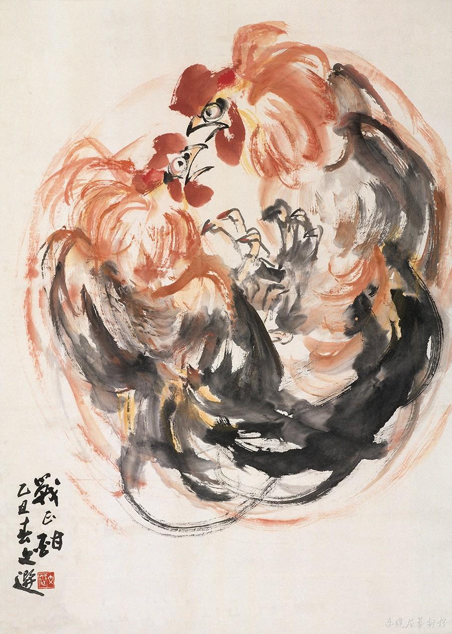 汤文选作品《战正酣》 缩图