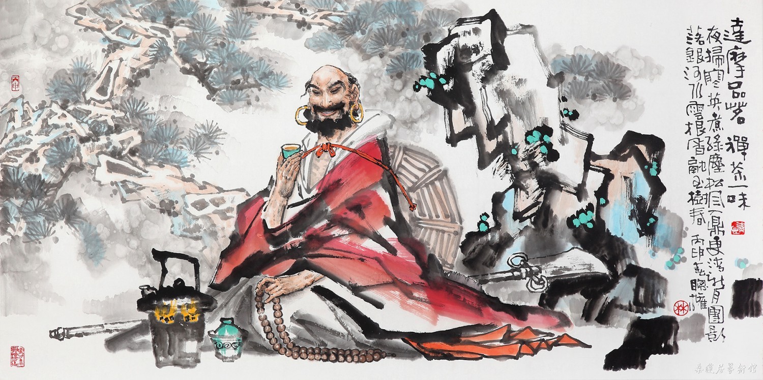 林聪权 达摩品茗 缩图