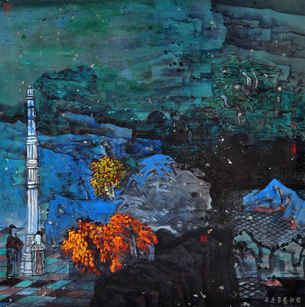 庭院深深 68x68cm 缩图