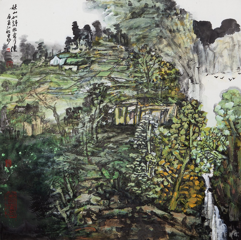 秋山如诗68x68cm 缩图