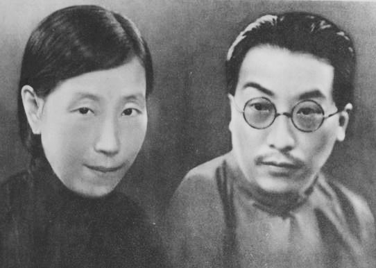 吴湖帆与潘静淑像