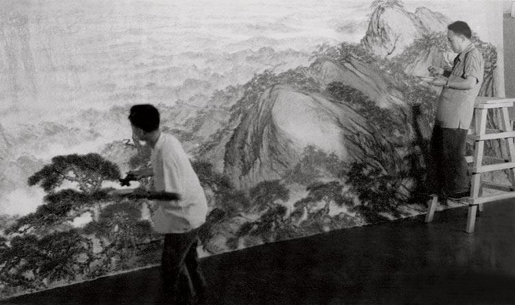 1959年傅抱石与关山月合作《江山如此多娇》副本副本