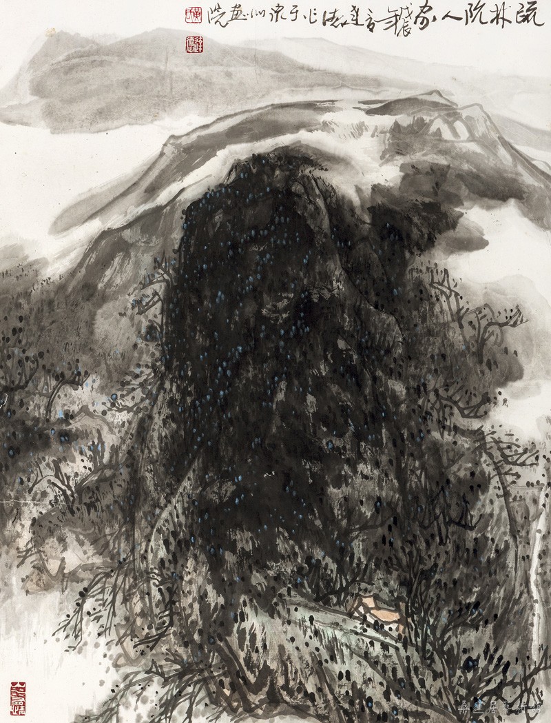 黄达德 山水 68×52㎝ 约3.2平尺