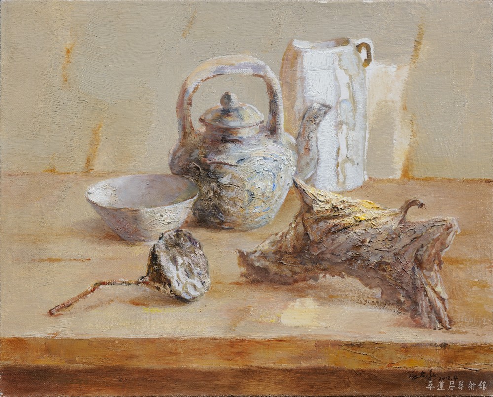 莲语之二4050cm 2014 布面油画 缩图