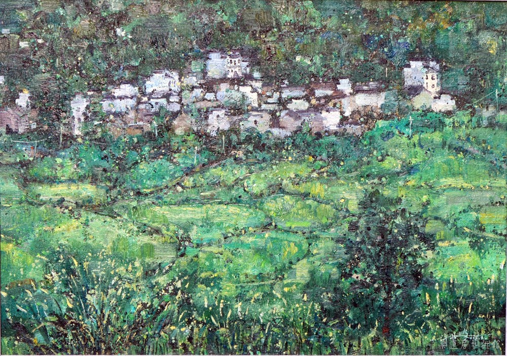 P9--日落山水静--58cm×82cm 缩图