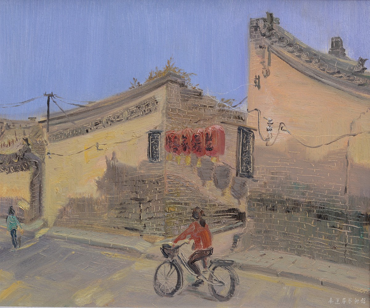 冬日暖阳  油画  60╳50 缩图
