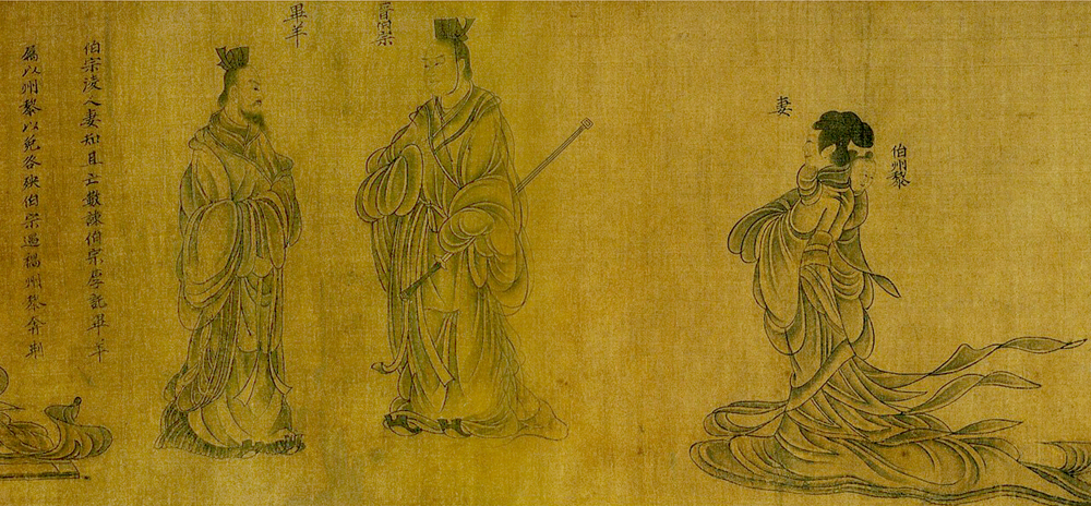 晋 顾恺之《列女仁智图》 伯宗妻段2 缩图