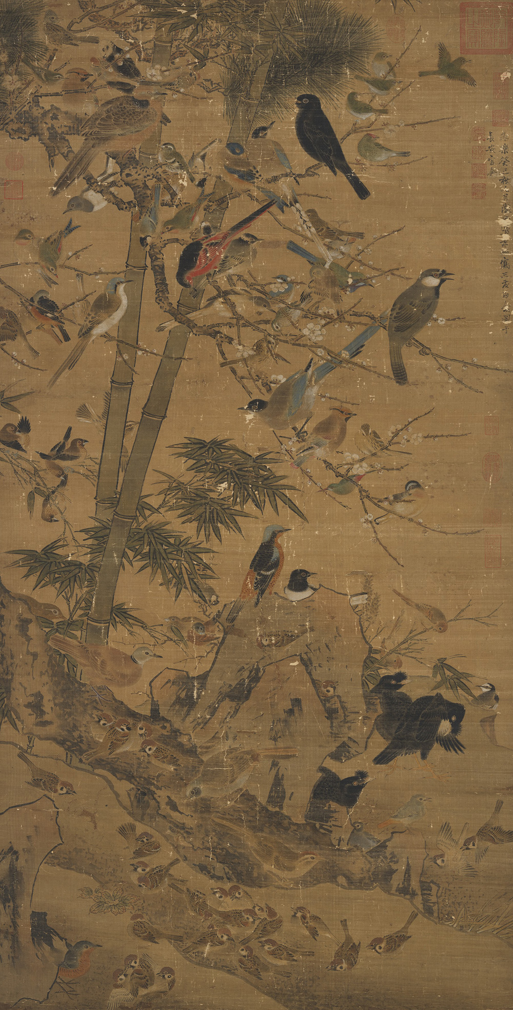 明 边景昭 三友百禽圖 台北故宫博物院藏 缩图