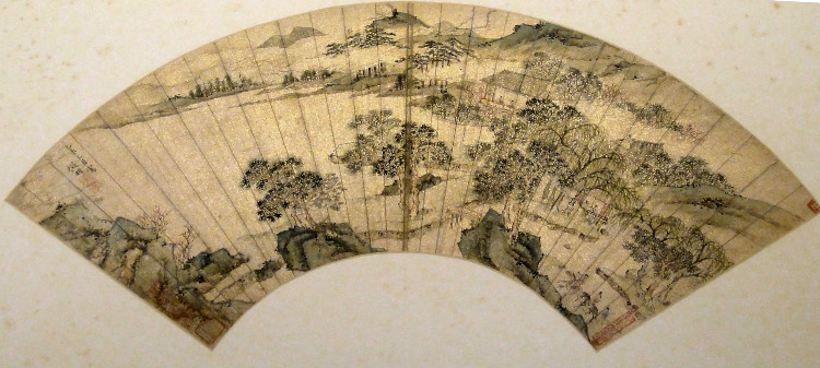 文徵明《连辔访友图》