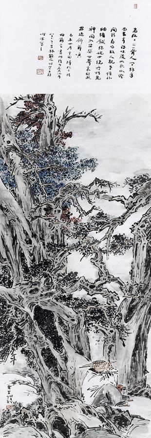 林散之 枯木逢春图 （网络图）