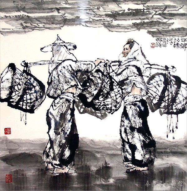 林聪权 平静的渔港 68×68cm 缩图2