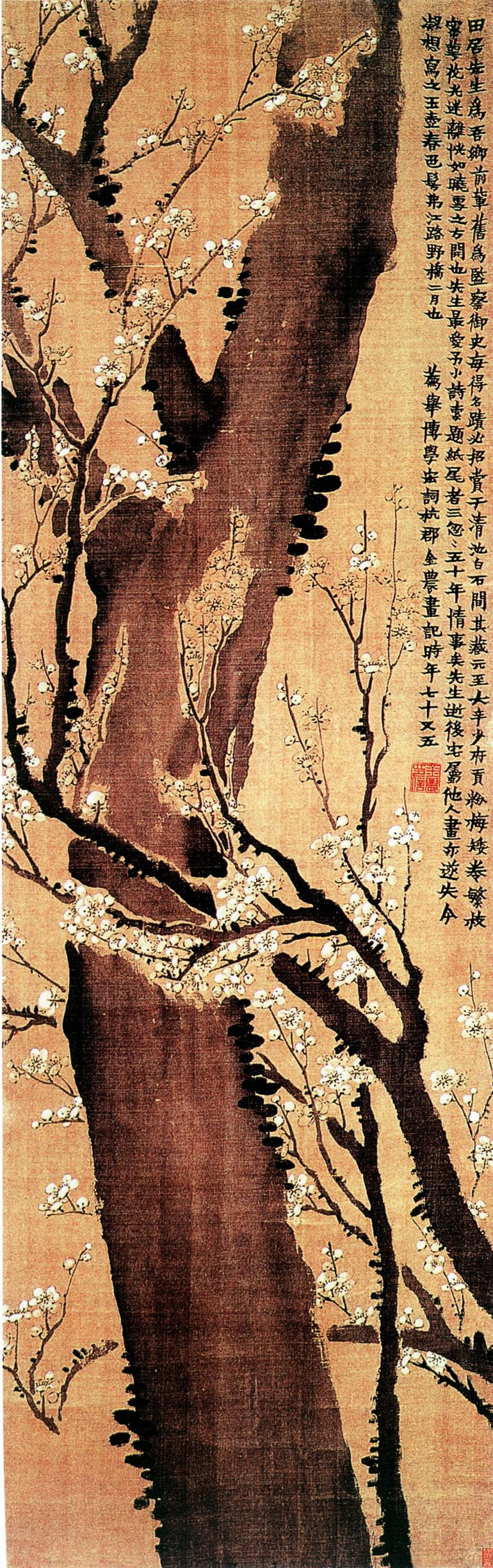 金农 梅花图 弗利尔美术馆藏
